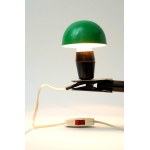 Clip-on mushroom lamp