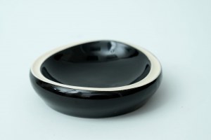 Cabinet ashtray - Black and White - Mirostowice