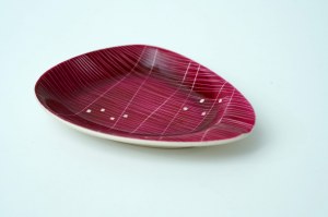 Porcelain ashtray - Chodzież
