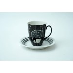 Unique porcelain coffee duo - Politics - Szymon Kobylinski- Chodzież