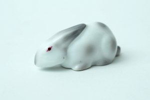Porcelanowa figurka ,,Zając'' - Giesche - Placówka Warszawa