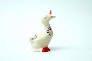 Porcelitowa figurka ,,Kaczka - ZPiPS Chodzież