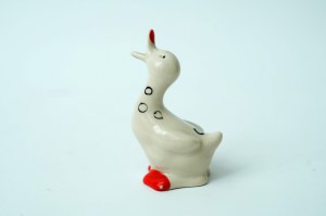 Porcelitowa figurka ,,Kaczka - ZPiPS Chodzież