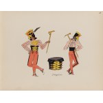 Zofia Stryjeńska (1891 Kraków - 1976 Geneva), Bandit from the Tatra Mountains, sheet XVIII from the portfolio 