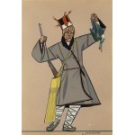 Zofia Stryjeńska (1891 Kraków - 1976 Geneva), Peasant from Polesia, sheet XXIX from the portfolio 