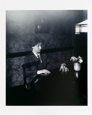 Stanisław Szukalski (1893 Warta près de Sieradz - 1987 Los Angeles), Autoportrait à une table, vers 1920/2021