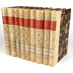 KRASIŃSKI- PISMA Wyd. jubilee vol. 1-8 (complete in 9 volumes), beautiful binding