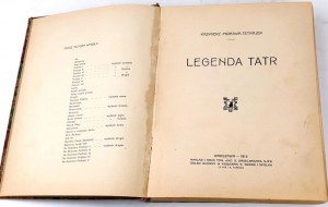 TETMAJER- LEGENDS OF THE TATRIES 1st edition, 1912