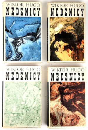 HUGO - NĘDZNICY Tom I-IV [komplet] wyd. 1966r., piękny egzemplarz
