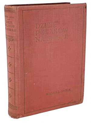 JANIK- HISTORY OF POLAND IN SIBERIA 1928