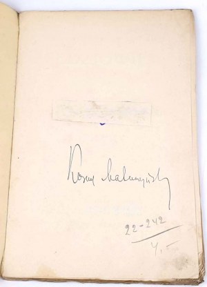 WYSPIAŃSKI - SĘDZIOWIE TRAGEDY 1907, wyd.1, autograph by Kornel Makuszyński