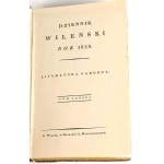 MICKIEWICZ - PIERWODRUKI. DZIENNIK WILEŃSKI 1828r.