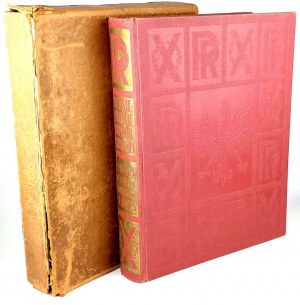 TEN YEARS OF RENEWED POLAND Commemorative Book 1918-1928. exemplar in publisher's binding.