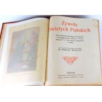 HOZAKOWSKI - ŻYWOTY ŚWIĘTYCH wyd.1907 oprawa