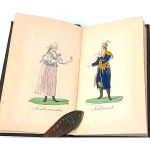 MĄCZYŃSKI - WŁOŚCIANIE Z OKOLIC KRAKOWA. Kraków 1858, tabl. ryc. 12 (miedzioryty, kolorowane ręcznie),