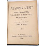 ĆWIERCZAKIEWICZ- PODARUNEK ŚLUBNY 1885