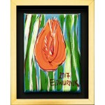 Edward Dwurnik, Orange Tulip, 2017