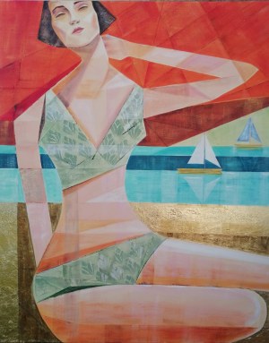 Sandra Chojnowska, Na plaży, 2025