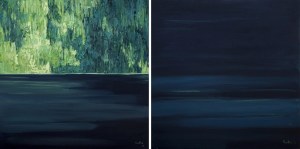 Olena HORHOL (b. 1994), Space, diptych, 2020