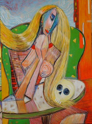 Tomasz KURAN (ur. 1971), Zamyślenie Marii Magdaleny, 2019