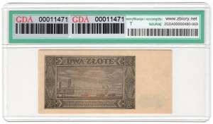 2 zloty 1948, S series - rarer single letter series
