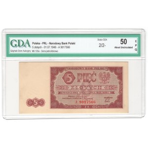 5 złotych 1948, seria A
