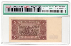 5 gold 1948, series A - first series, rare