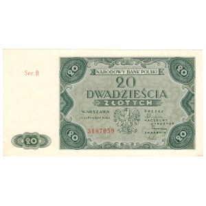 20 złotych 1947, seria B