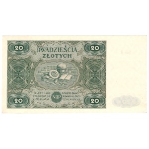 20 złotych 1947, seria B