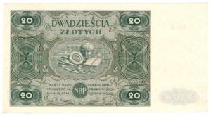 20 zloty 1947, series B