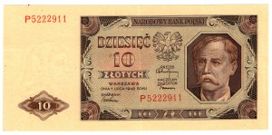 10 zloty 1948, P series - rarer single-letter series