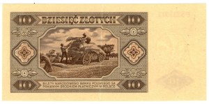 10 zloty 1948, P series - rarer single-letter series
