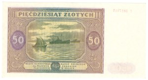 50 zloty 1946, series F