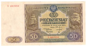 50 zloty 1946, series N
