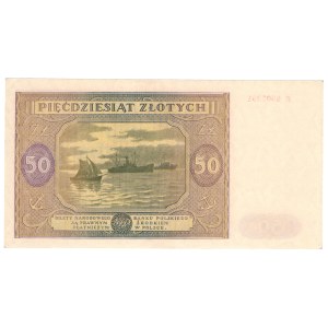 50 złotych 1946, seria E - koleckja Lucow