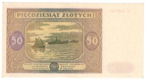 50 zloty 1946, series E - Lucow collection