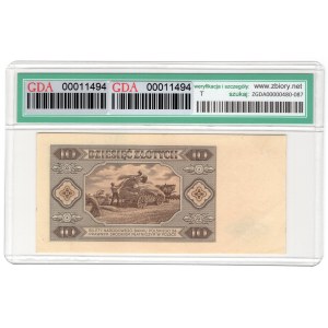 10 złotych 1948, seria BD