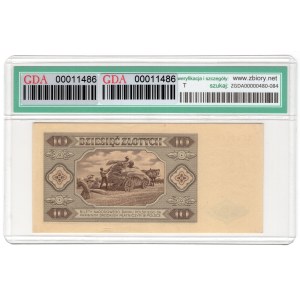 10 złotych 1948, seria AX