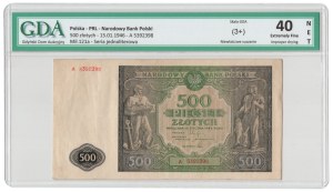 500 zloty 1946, series A - first series