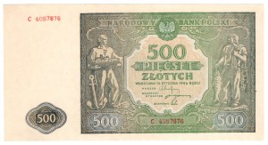 500 zloty 1946, series C