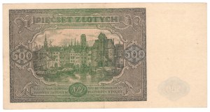 500 zloty 1946, series K