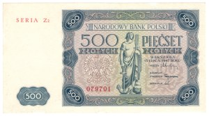 500 zloty 1947, Z2 series