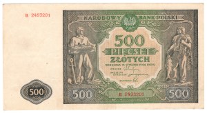 500 zloty 1946, series B