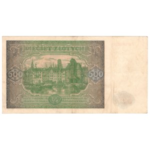 500 złotych 1946, seria B