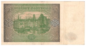500 zloty 1946, series B