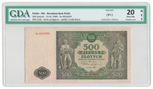 500 gold 1946, Dx-series replacement series, rare