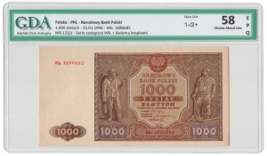 1000 zloty 1946, Wb. series. - replacement series