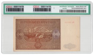 1000 zloty 1946, Wb. series. - replacement series