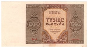 1000 gold 1945, series A - rare