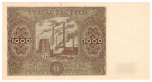 1000 zloty 1947, series F
